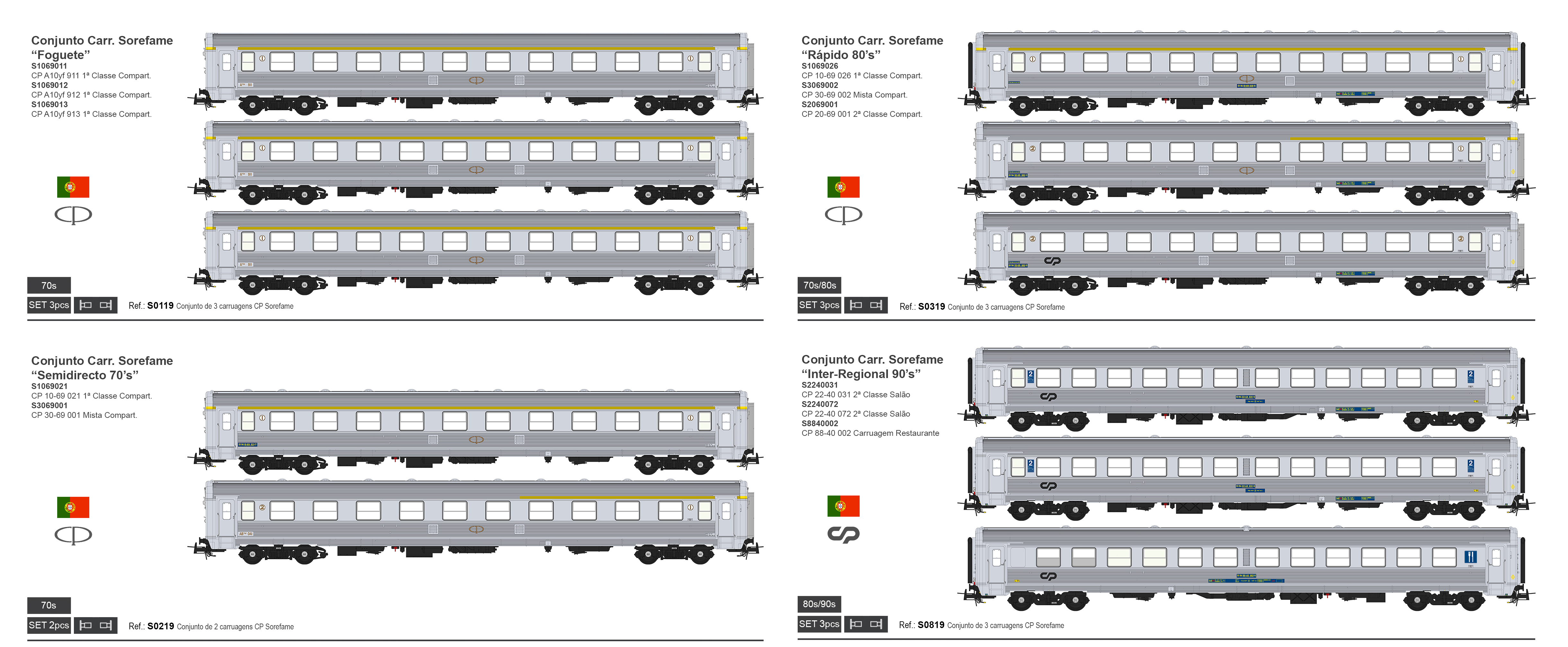 CP Sorefames - Pre-orders for sets S0119/0219/0319/0819